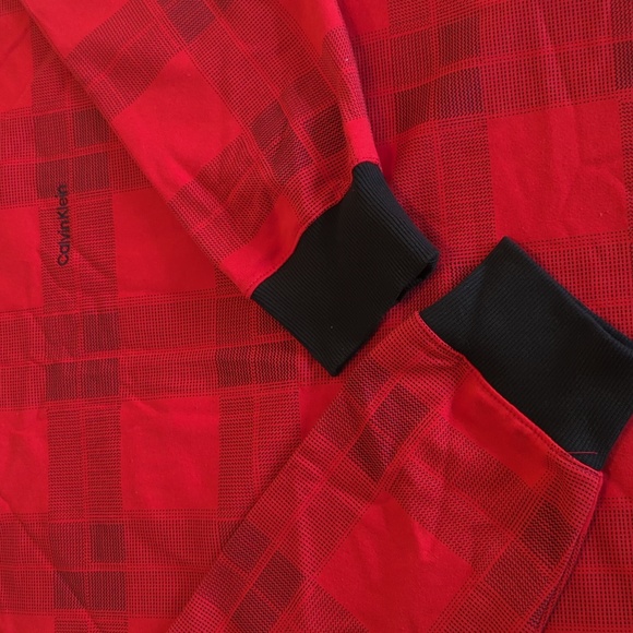Men's Calvin Klein sleepwear red plaid - Picture 4 of 4